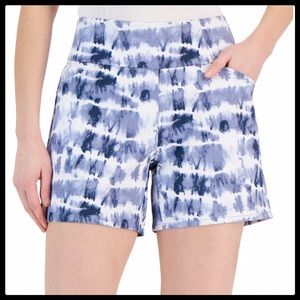 I.N.C. International Concepts Women's Printed Mid-Rise Pull-On Shorts